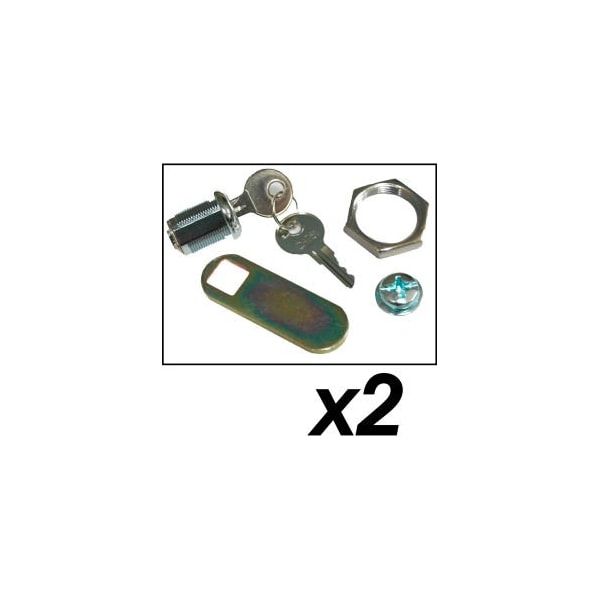 Specialmade Goods And Services Rubbermaid Lock Assembly w/Keys for Rubbermaid Hygen Microfiber Cleaning Cart FG9T73M20000 - main